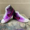 Nike Blazer Customized Vernice e Doppio Swoosh Nero e Viola