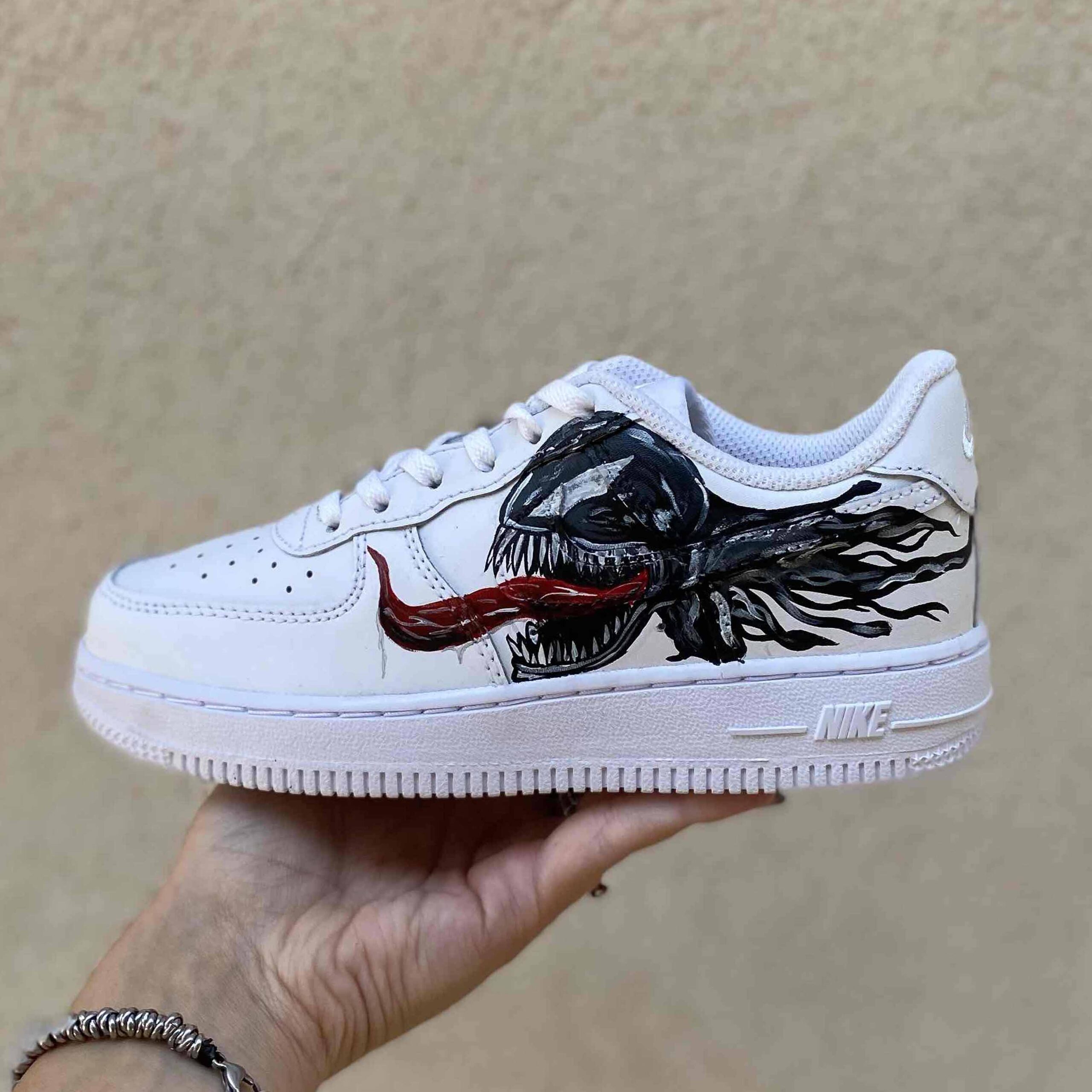 Nike Air Force One Custom Kids Mostro LLAB Scarpe Personalizzate