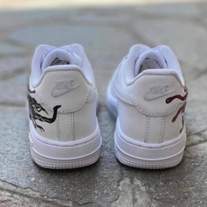 Nike Air Force One Custom Dipinte A Mano Mostro Spaventoso