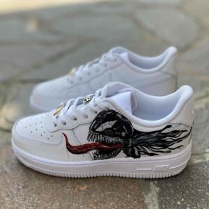 Nike Air Force One Custom Dipinte A Mano Mostro Spaventoso