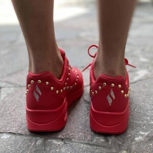 Skechers One Stand On Air Personalizzate borchie Oro e Lacci Strass
