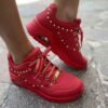 Skechers One Stand On Air Personalizzate borchie Oro e Lacci Strass