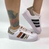 Adidas Superstar Bold Personalizzate Borchie Oro