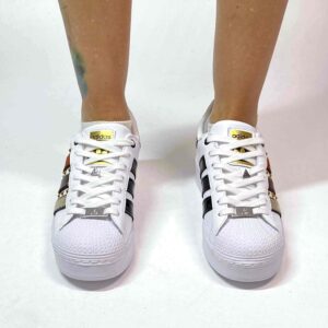 Adidas Superstar Bold Personalizzate Borchie Oro