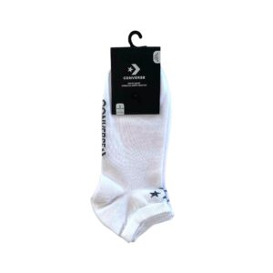Set da 3 paia di calzini CONVERSE Tipologia- Calzini bianchi e logo Converse grigio