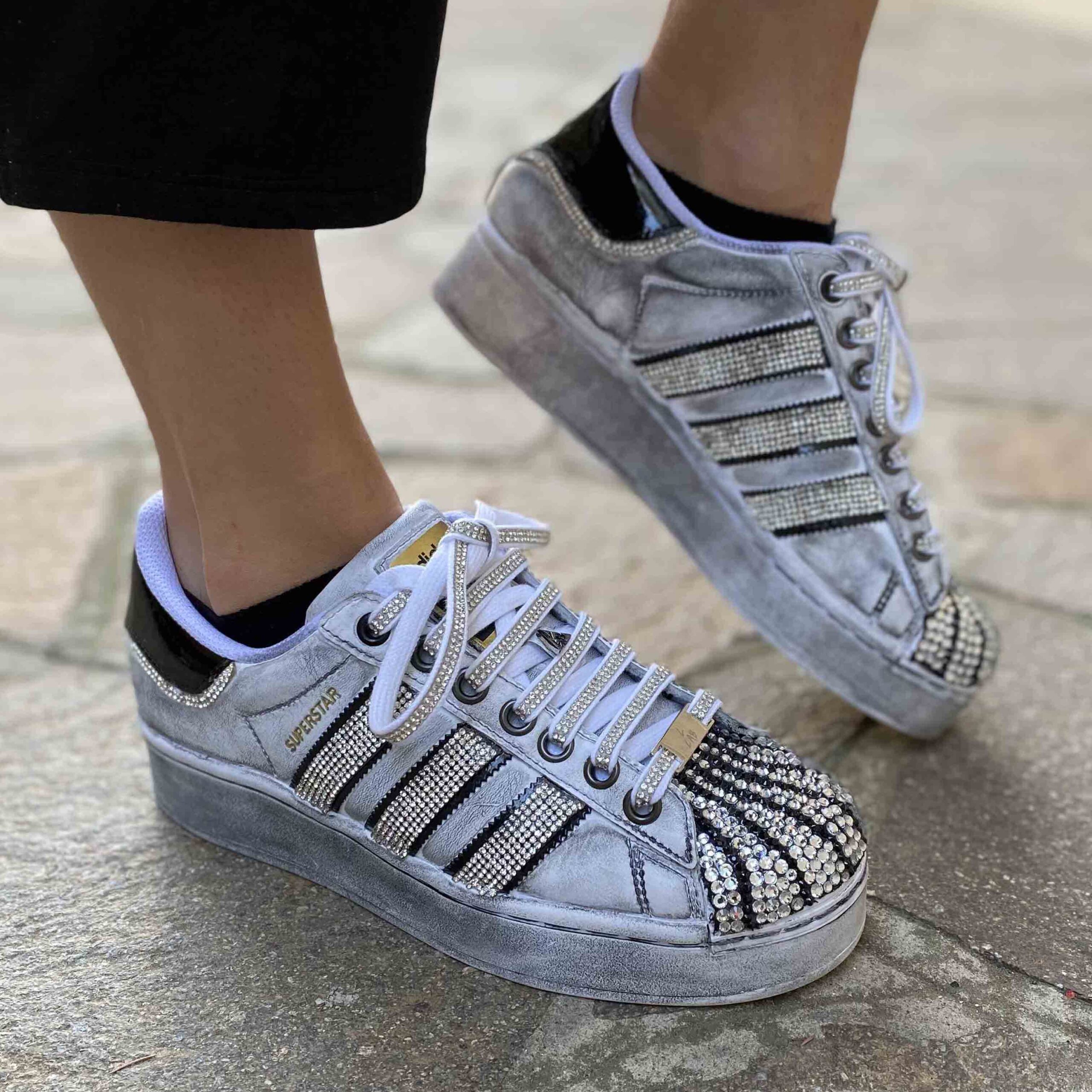 Adidas con shop strass