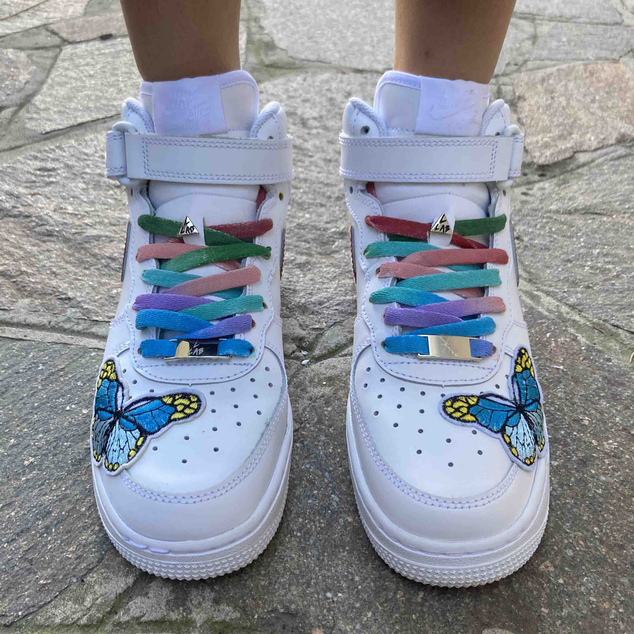 air force 1 rainbow swoosh