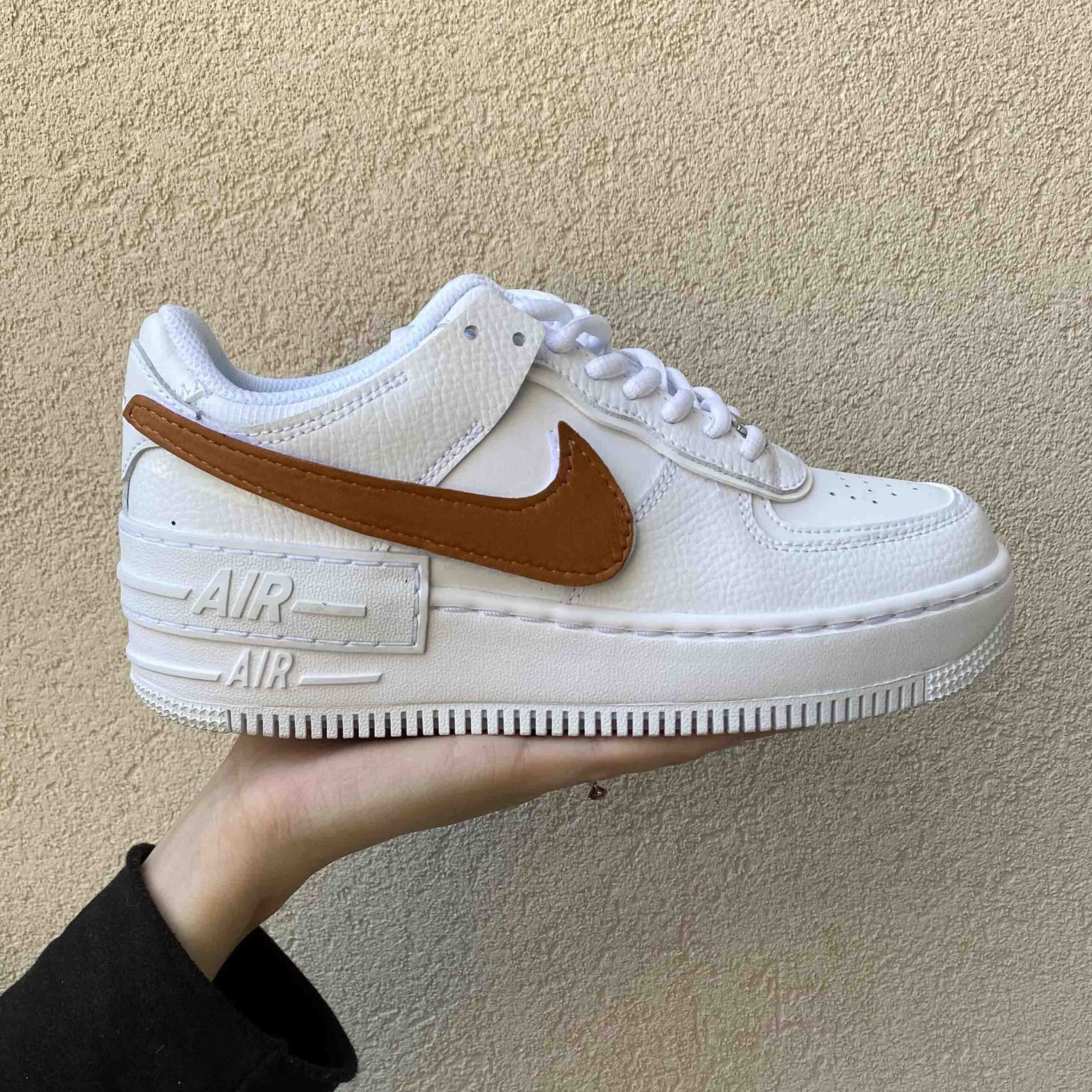 Nike air force donna marrone discount