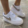 Nike Air Force 1 Shadow Custom Swoosh Intercambiabile Squamato Bronzo