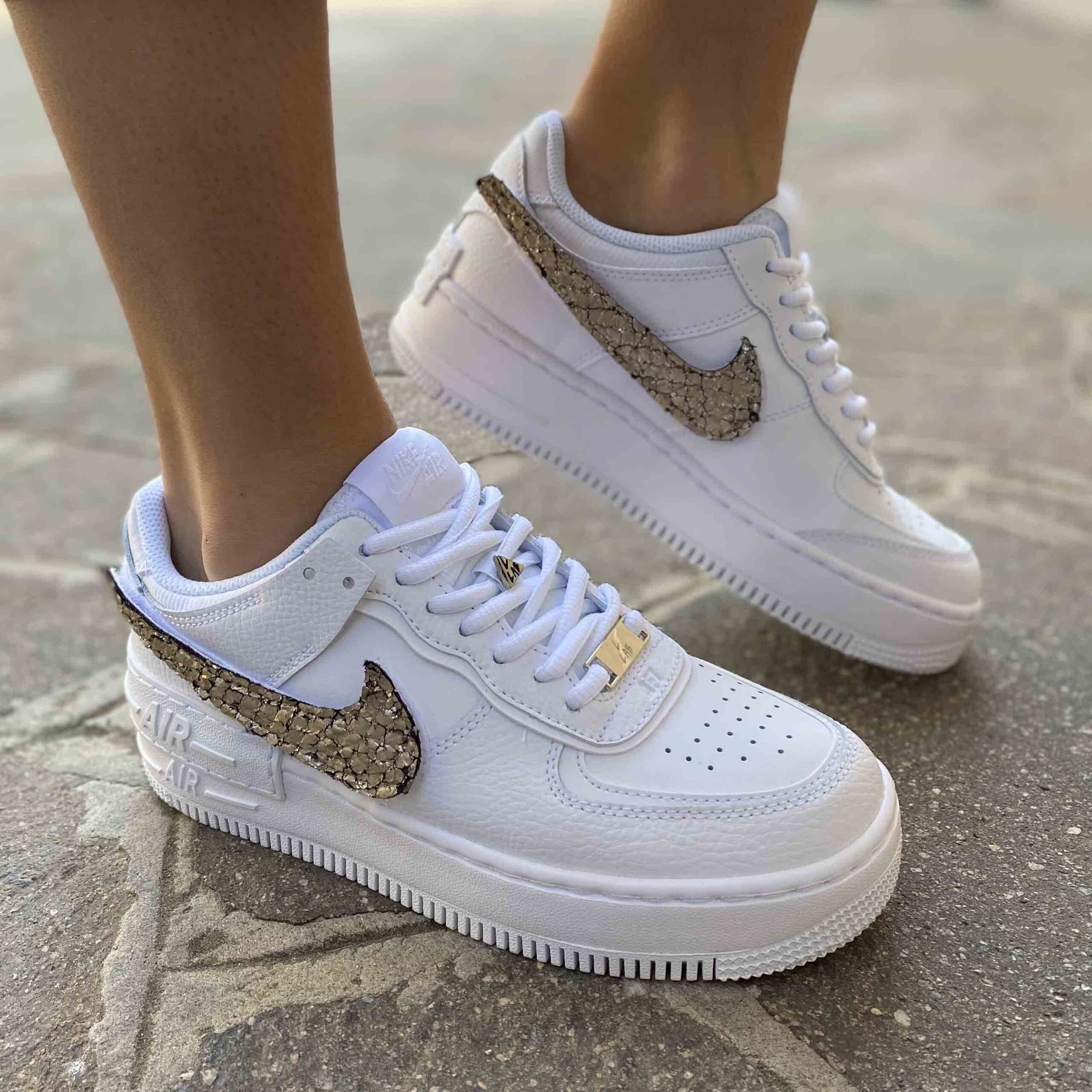 Nike Air Force 1 Custom Shadow Bronzo | LLab Scarpe