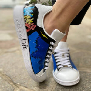 Adidas Stan Smith Personalizzate Dipinte A Mano Life