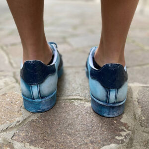 Adidas Superstar Personalizzate Delavè Blu e Cocco Blu