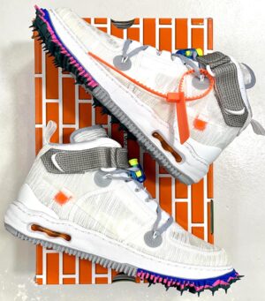 Air Force 1 Mid SP White Clear-White
