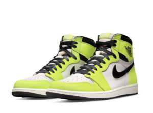 Air Jordan 1 Retro High OG 555088 702 Volt:Black Sail