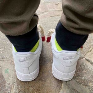 Nike Air Force 1 Custom Rope Lacci Corda Graffiata