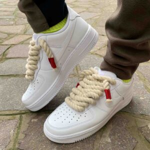 Nike Air Force 1 Custom Rope Lacci Corda