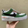 Nike Air Force 1 Shadow Custom Cartoon Verdi, Swoosh Nero