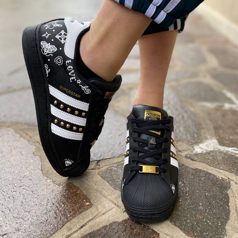 Adidas superstar ii womens Black shop