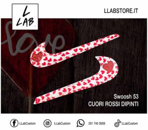 Nike Swoosh | 52 - Cuori Bianchi Dipinti