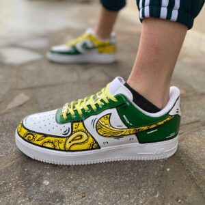 Nike Air Force 1 Custom Cartoon Dipinte A Mano Jazz
