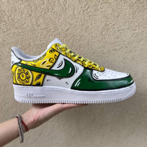 Nike Air Force 1 Custom Cartoon Dipinte A Mano Jazz