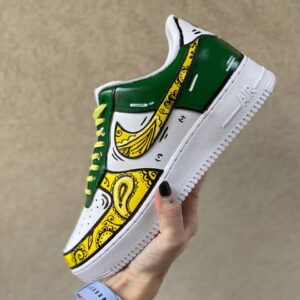 Nike Air Force 1 Custom Cartoon Dipinte A Mano Jazz