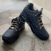 Skechers One Stand on Air Personalizzate Nere Borchie Oro e Lacci Strass