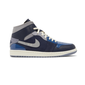 Air Jordan 1 MID SE Craft – Obsidian :White – French Blue