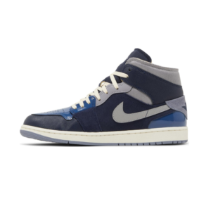 Air Jordan 1 MID SE Craft – Obsidian :White – French Blue
