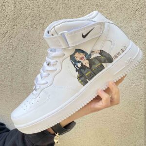 Nike Air Force 1 Custom Mid Custom Dipinte Manga