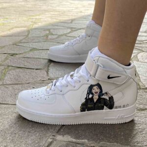 Nike Air Force 1 Custom Mid Custom Dipinte Manga