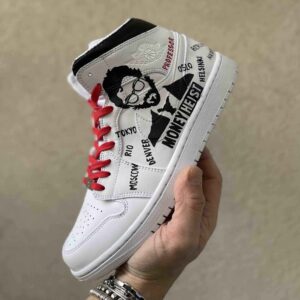 Nike Jordan 1 Custom Dipinte a Mano El Prof