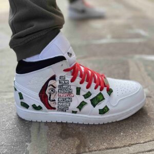 Nike Jordan 1 Custom Dipinte a Mano El Prof