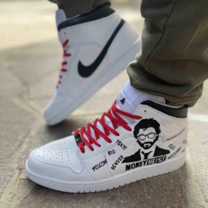 Nike Jordan 1 Custom Dipinte a Mano El Prof