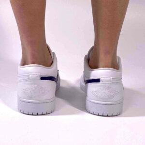 Nike Jordan 1 Custom Low Dipinta a Mano Purple Monster