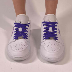 Nike Jordan 1 Custom Low Dipinta a Mano Purple Monster
