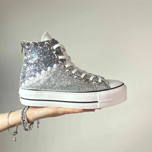 Converse All Star Platform Diagon Alley LLab scarpe custom