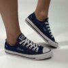 Converse All Star Personalizzate LOW Jeans Occhielli Bianchi