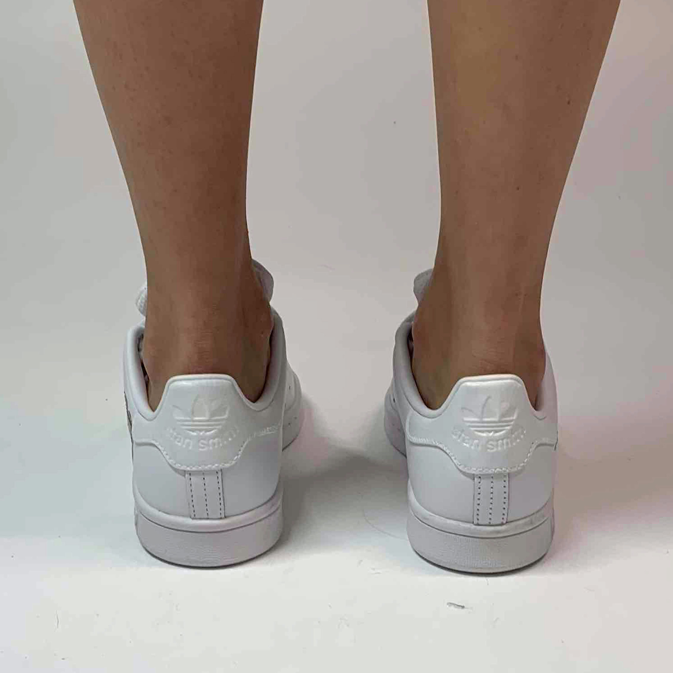 Adidas Stan Smith Personalizzate Dipinte A Mano Papaveri Rossi