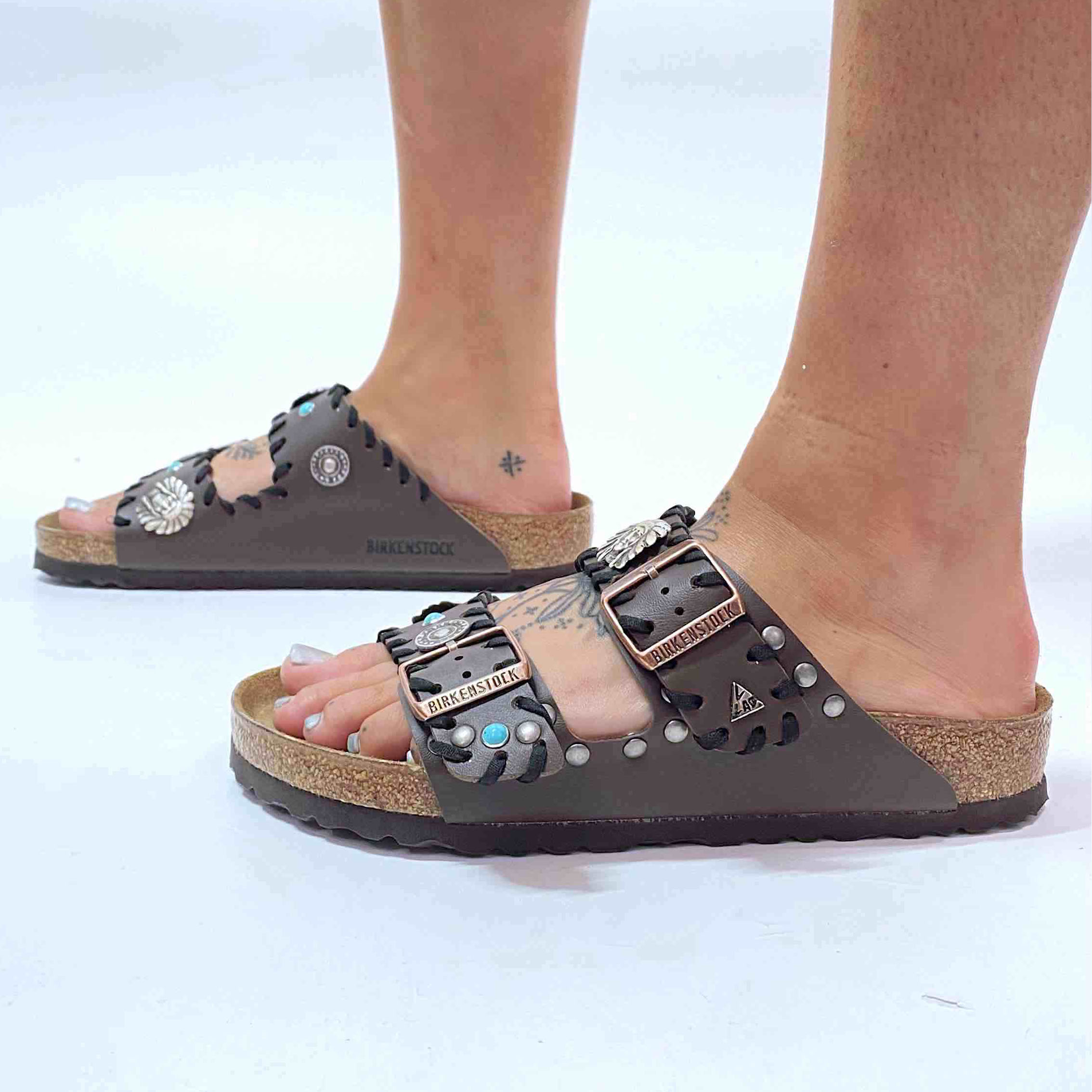 Birkenstock arizona marroni clearance