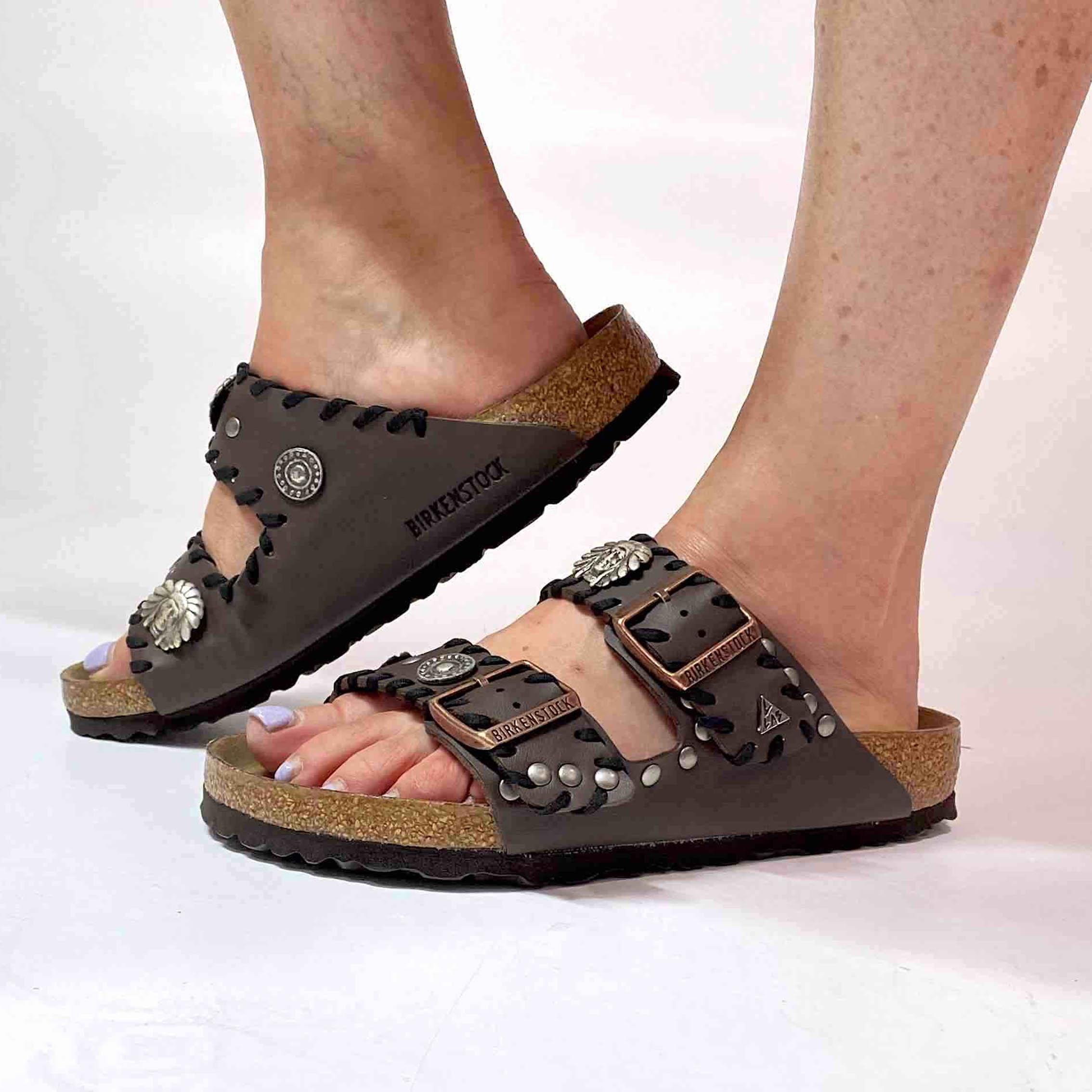 Birkenstock borchie nere deals