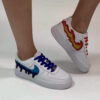 Nike Air Force One Custom Fire and Water