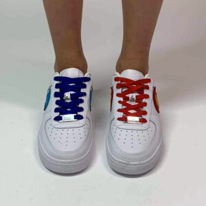 Nike Air Force One Custom Fire and Water