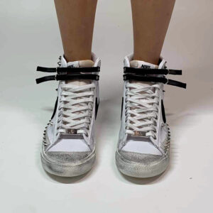 Nike Blazer Customized Borchie, Swoosh Dipinto A Mano & Sporcatura Vintage