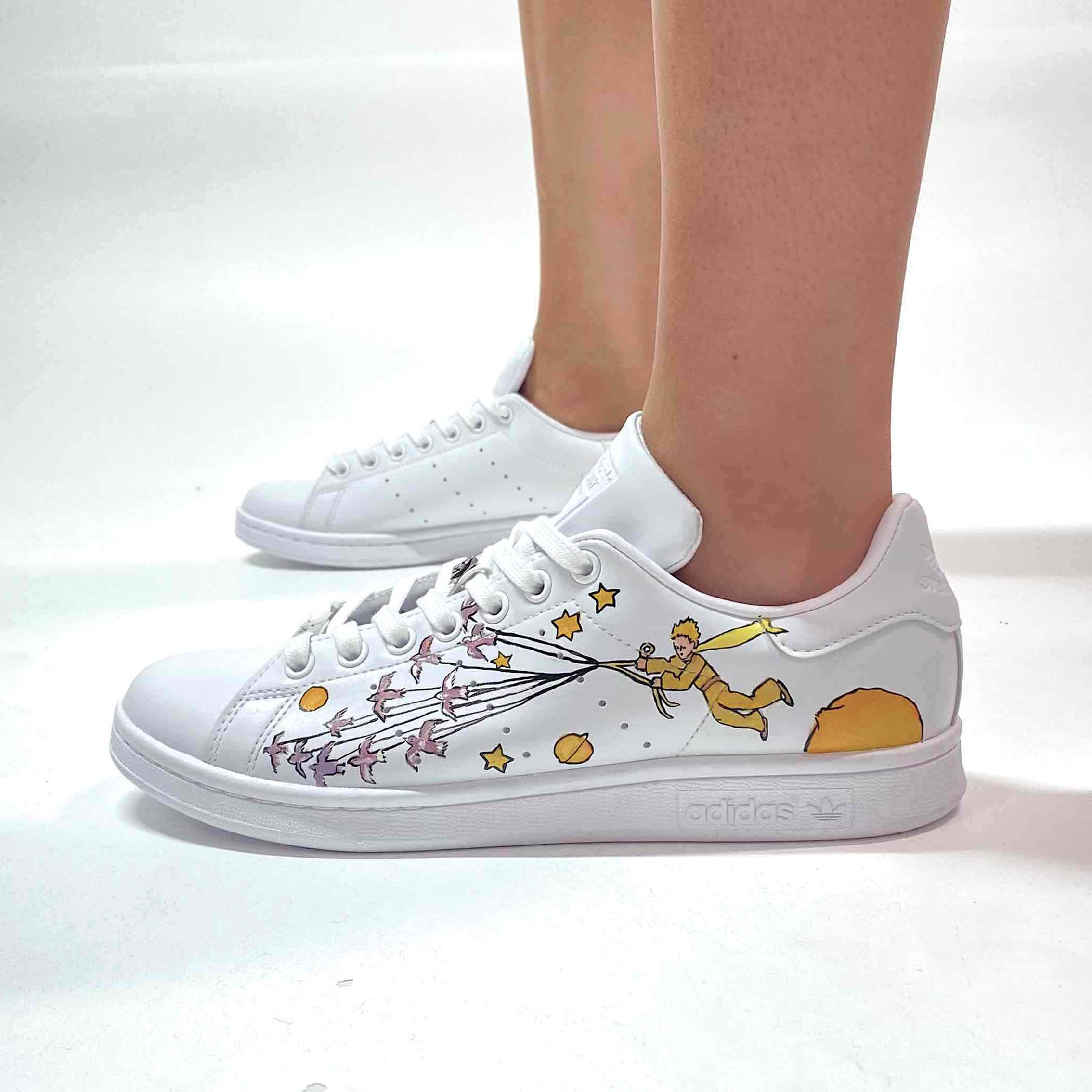 Adidas Stan Smith Personalizzate Dipinte A Mano Principino