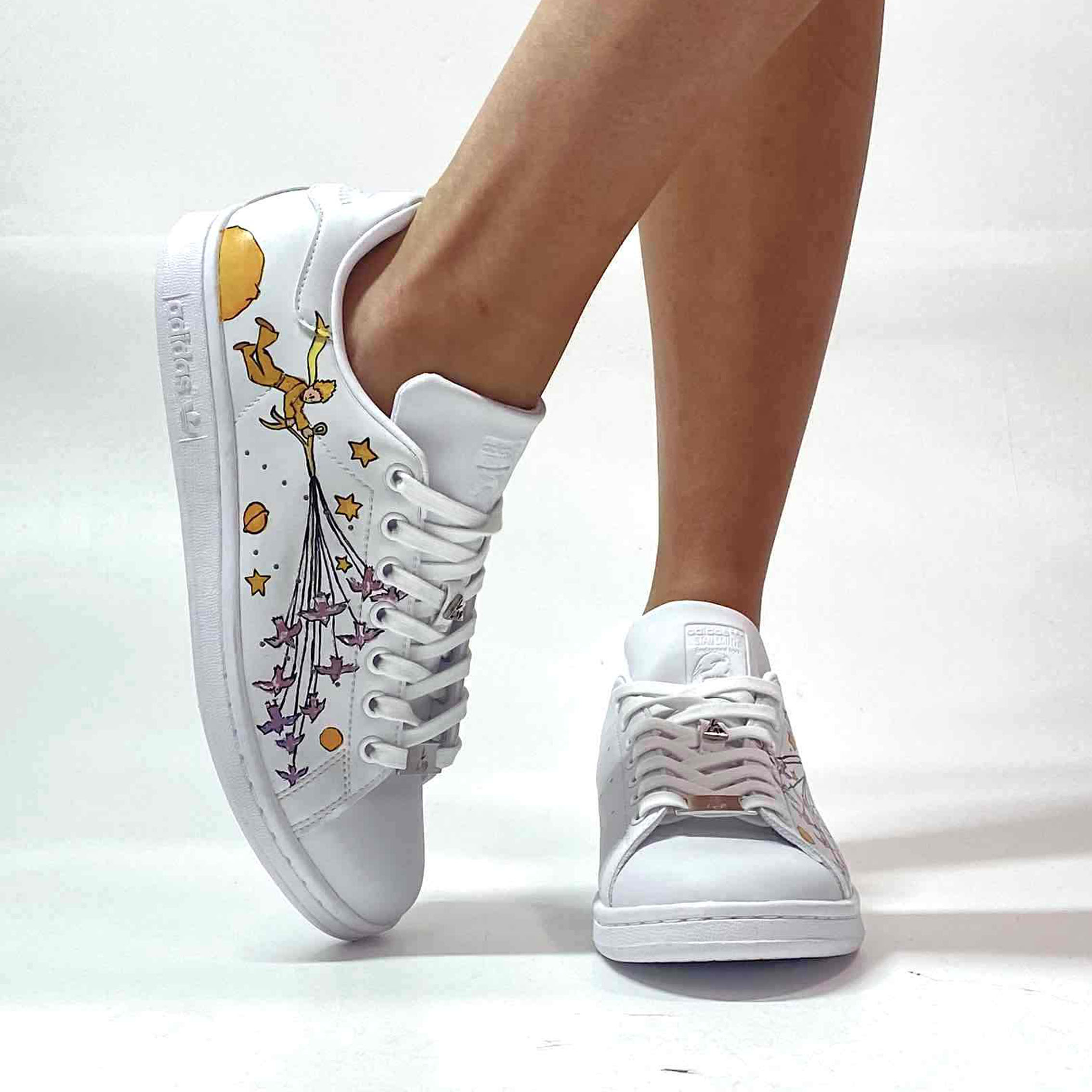 Adidas Stan Smith Personalizzate Dipinte A Mano Principino
