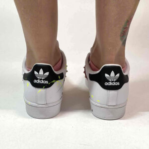 Adidas Superstar Personalizzate Fluo e Glitter