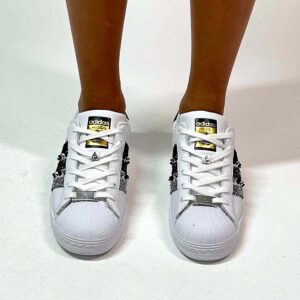 Adidas Superstar Personalizzate Glitter e Borchie “Eclipse” VOL 2