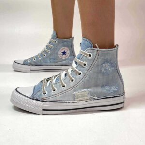 Converse All Star Personalizzate Jeans Denim Deluxe