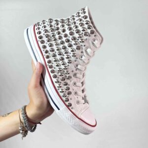 Converse All Star Personalizzate Total Borchie Strass Luxury